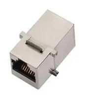 MOD COUPLER, SHLD, RJ45, CAT6A, PANEL MH3101S-CAT6