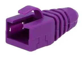 STRAIN RELIEF BOOT, RJ45 CONN, PURPLE RJ45SRB-RET-P