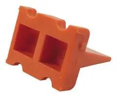 WEDGE LOCK, PBT GF, 4POS RECEPTACLE WP-4P