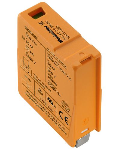 Spare arrester, Surge protection, UP(L/N-PE) ≤ 1.5 kV VPU AC II 0 300/50 2591010000