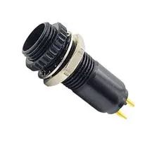 LAMP HOLDER, NEON INDICATOR, SOLDER CUP 250-7545-14-504