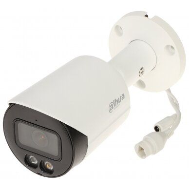Dahua bullet IPC-HFW2549S-S-IL-0280B F2.8mm (white, 5 MP, IR + LED 30m, WizSense, IP67, PoE) DAHIPCH2549SSIL0280B