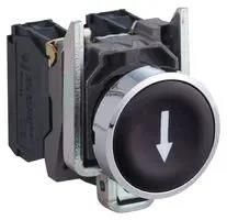 INDUSTRIAL PB SWITCH, SPST-NO, 6A, 120V XB4BA3351