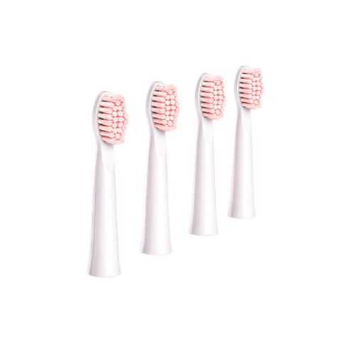 Toothbrush tips FairyWill E11 (white), FairyWill E11 Pink 4 pcs