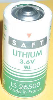 Lithium Battery R14 (C) LS26500 3.6V 7700mAh Saft LS26500