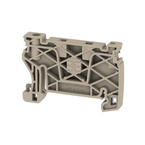 End bracket, Wemid, dark beige, Rail: TS 35, Snap-on Weidmuller 2661280000