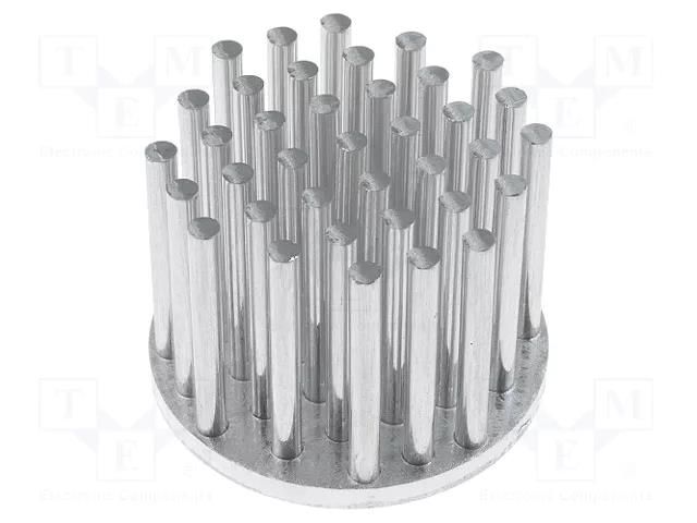 Heatsink; LED; Ø: 40mm; H: 30mm; 9.77K/W FISCHER ELEKTRONIK ICKSR40X30