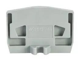 END PLATE W/FLANGE, 4MM, TB 264-361