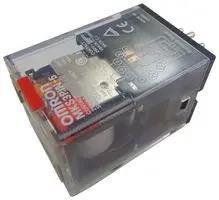 POWER RELAY, 3PDT, 10A, 250VAC, SOCKET MKS3PIN-5 AC24 BY OMZ