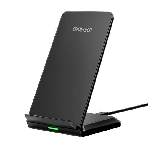 Choetech 10W inductive wireless charger with stand (black), Choetech T524-F-101ACBK