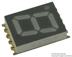 DISPLAY, SEVEN SEGMENT, 10MM, YELLOW VDMY10A0