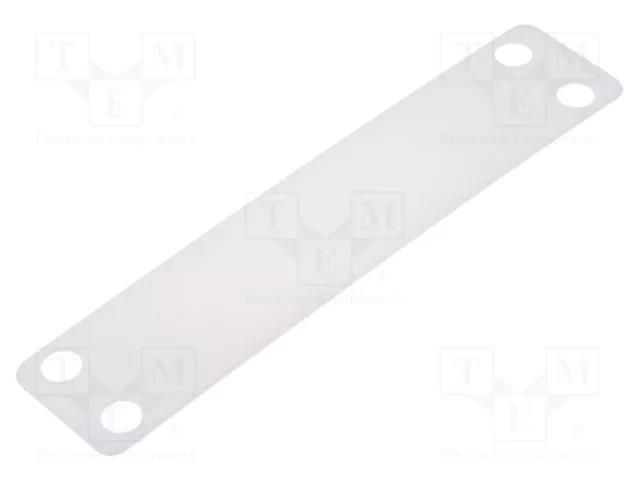 Label; polyamide; white; -40÷85°C; UL94V-2; L: 19mm; Label l: 19mm HELLERMANNTYTON IMP3.5-N66-NA-C1