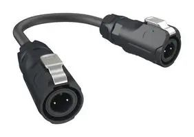 CABLE ASSY, 2P CIR PLUG-PLUG, 3M MRDAP02CBPC00