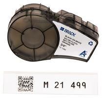 LABEL, TAPE, 0.75INX16FT, BLACK/WHITE M21-750-499...