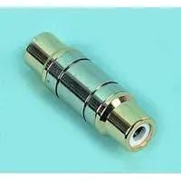 PHONO / RCA COUPLER, SKT TO SKT, GOLD PSG01879