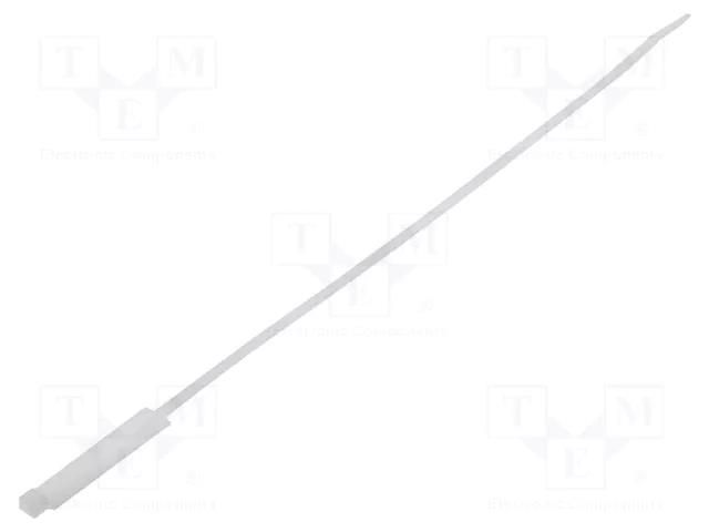 Cable tie; with label; L: 390mm; W: 4.7mm; natural; polyamide; 225N HELLERMANNTYTON IT50L-PA66-NA-C1