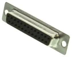 D SUB CONN, RCPT, 25POS, SOLDER L77SDB25S