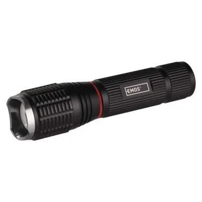 COB LED + LED Flashlight, 230 lm, 3× AAA, Focus, EMOS P3111