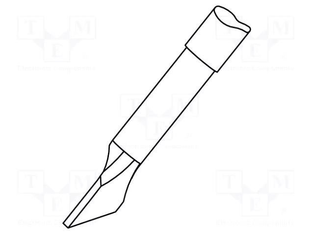 Tip; shovel; 3.5mm; for hot microtweezers,for soldering station JBC TOOLS JBC-C120007