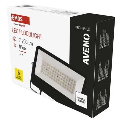 LED Floodlight AVENO 48W black, neutral white, EMOS ZS2433 8592920130766