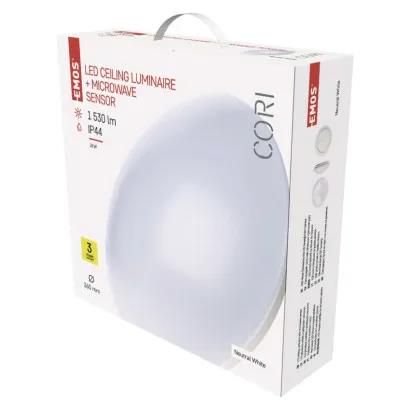 LED Ceiling lamp Cori, round 18W neutral white + mot. sensor, EMOS ZM3412 8592920038628