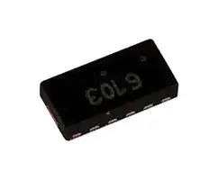 EMI/RC FILTER, 6 LINE, 100R, 7PF, UDFN12 NUF6010MUT2G