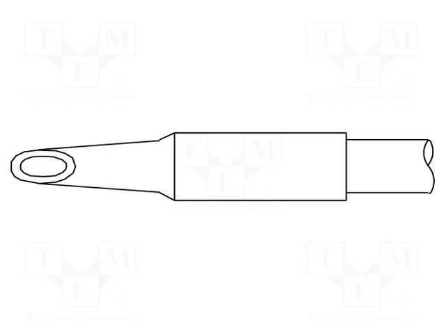 Tip; minispoon; 3.8mm; longlife JBC TOOLS JBC-C245938