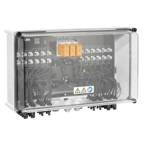 Combiner Box (Photovoltaik), 1000 V, 1 MPPT, 6 Inputs / 6 Outputs per MPPT, With fuse holder, Surge protection I / II, WM4C Weidmuller 2737440000 04032248395545