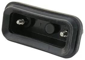 COVER, D-SUB CONNECTOR, ABS, BLACK WPSD1-CVR