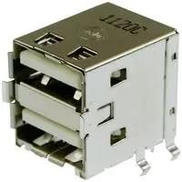 STACKED USB CONN, 2.0, USB TYPE A, 4POS 67298-4090