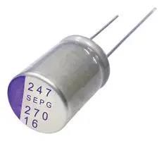 CAP, 270┬╡F, 16V 16SEPG270M