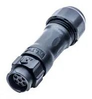 INDUSTRIAL CIRCULAR, PLUG, 6POS, CABLE BD-06BMFA-QL8MP0