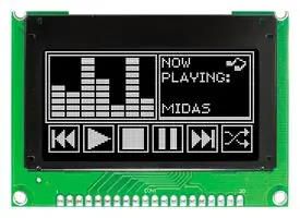 DISPLAY, OLED, COB, 128X64 PIXELS MCOB128064T1V-WP
