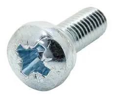 PAN HEAD POZIDRIV SCREW, STEEL, M4,PK100 M4/12/PRSTSS Z100//-