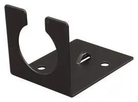 LATCH PLATE, GOP BOX, STEEL, 25MM, BLK MGOPPL25