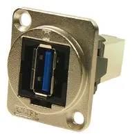 USB ADAPTER, USB 3.0 A-B RCPT, NICKEL CP30210NM