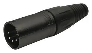 CONNECTOR, XLR, PLUG, 5POS, CABLE FC6161