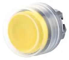 SWITCH HEAD, ROUND, YELLOW, PB SWITCH ZB5AP5