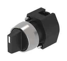 SELECTOR SWITCH ACTUATOR, 2POS, BLACK 704.411.018