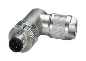 SENSOR CONN, M12, R/A, PLUG, 4POS, CABLE 1424684