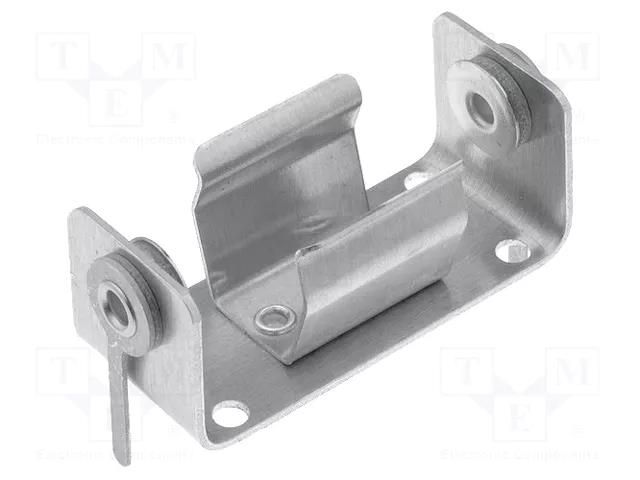 Holder; 2/3A,2/3R23; Batt.no: 1; screw; aluminium KEYSTONE KEYS131