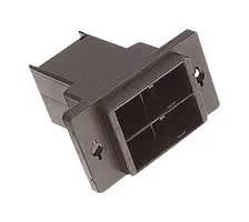 RCPT HOUSING, 4POS, GF POLYESTER, BLACK 1-917809-2