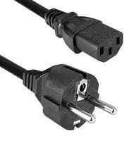 POWER CORD, CEE 7/7 PLUG-IEC C13, 1.8M 364018-01