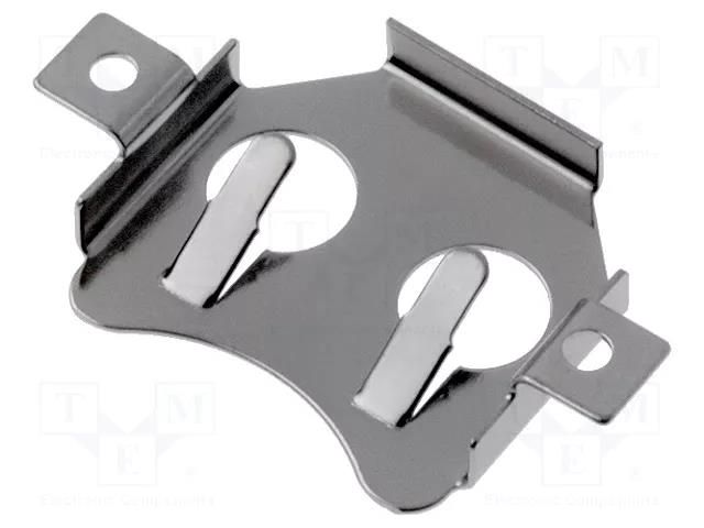 Clip; BR1220,BR1225,CL1220,CR1216,CR1220; SMD; H: 3.2mm; Ø: 12mm KEYSTONE KEYS3000