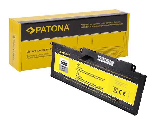 PATONA Battery f. Dell F7HVR T2T3J G4YJM 062VNH Inspiron 17 7737 15 7537 Serie, PATONA 2809 4055655202695