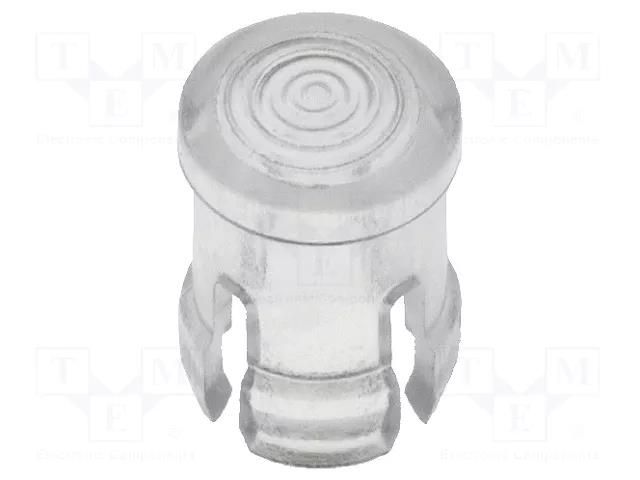 LED lens; round; transparent; lowprofile; 3mm KEYSTONE KEYS8659