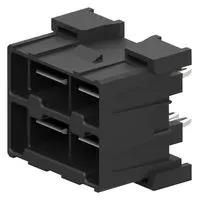 CONNECTOR, HEADER, 4POS, 2ROW, PRESS-FIT 2173132-2