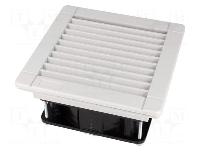 Fan: AC; axial; 230VAC; 120x120x38mm; 55m3/h; 43dBA; ball; IP54 Alfa Electric ALFA1600BPB