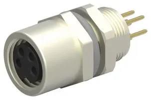 SENSOR CONNECTOR, M8, RCPT, 4POS, PANEL T4043014041-000