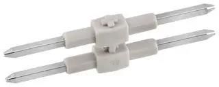 HEADER PIN, 2POS, 4MM, PA 66, GREY 695102401122